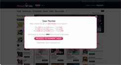 Desktop Screenshot of melodysale.com